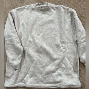 Essentials NWT mens crewneck, oatmeal color size large